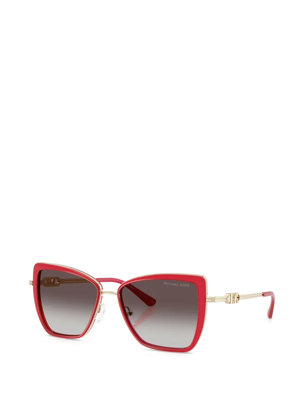 Michael Kors Kea Island zonnebril met cat-eye montuur Rood