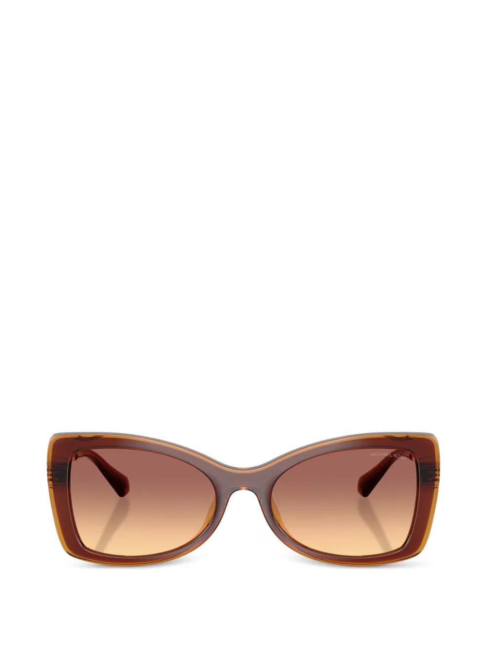 Michael Kors Malaga geometric-frame sunglasses - Marrone