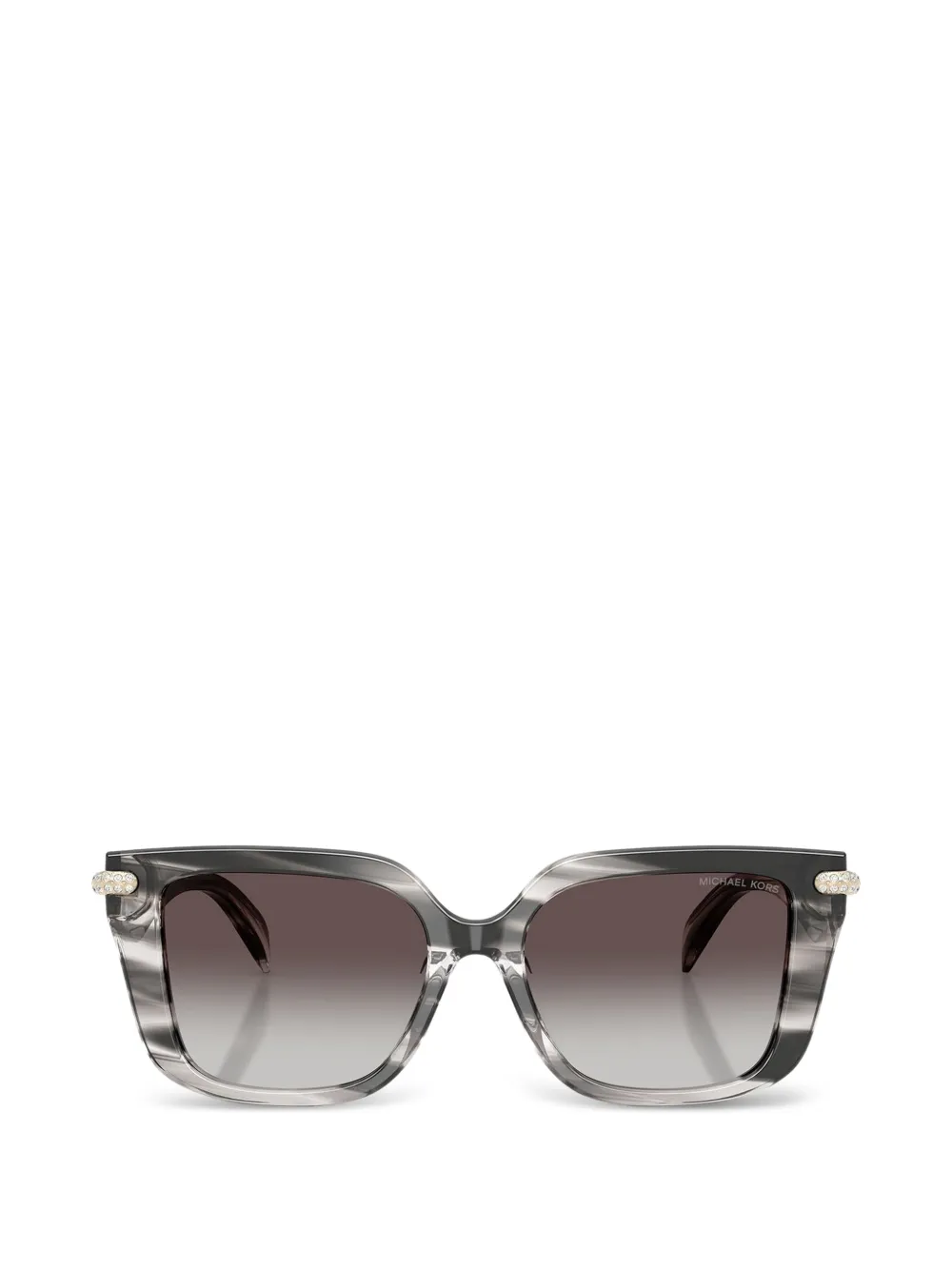 Michael Kors Eckige Santo Domingo Sonnenbrille - Grau