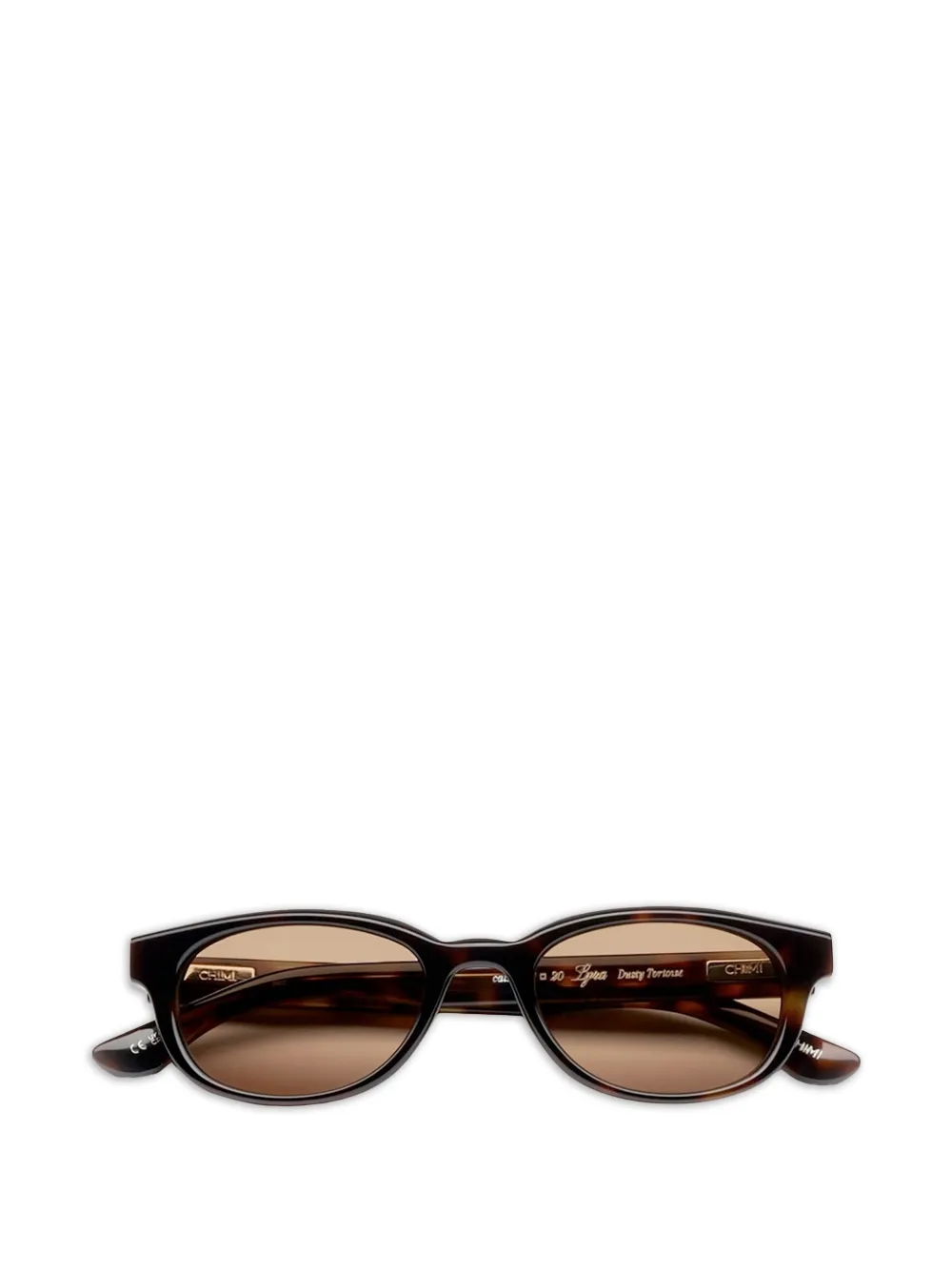 Chimi Lyra 圆框太阳眼镜 | 褐色