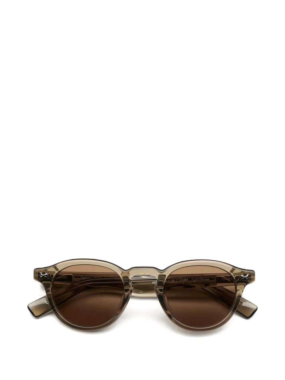 Chimi Scope round-frame sunglasses | brun