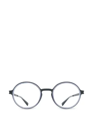 Lindberg ラウンドメガネフレーム | グレー | FARFETCH JP