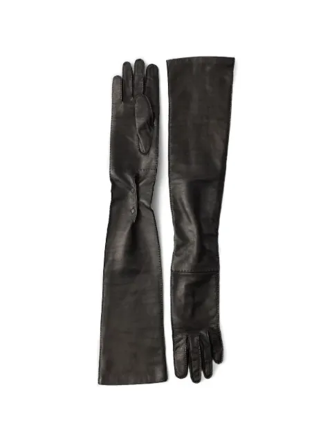 Prada guantes largos cuero