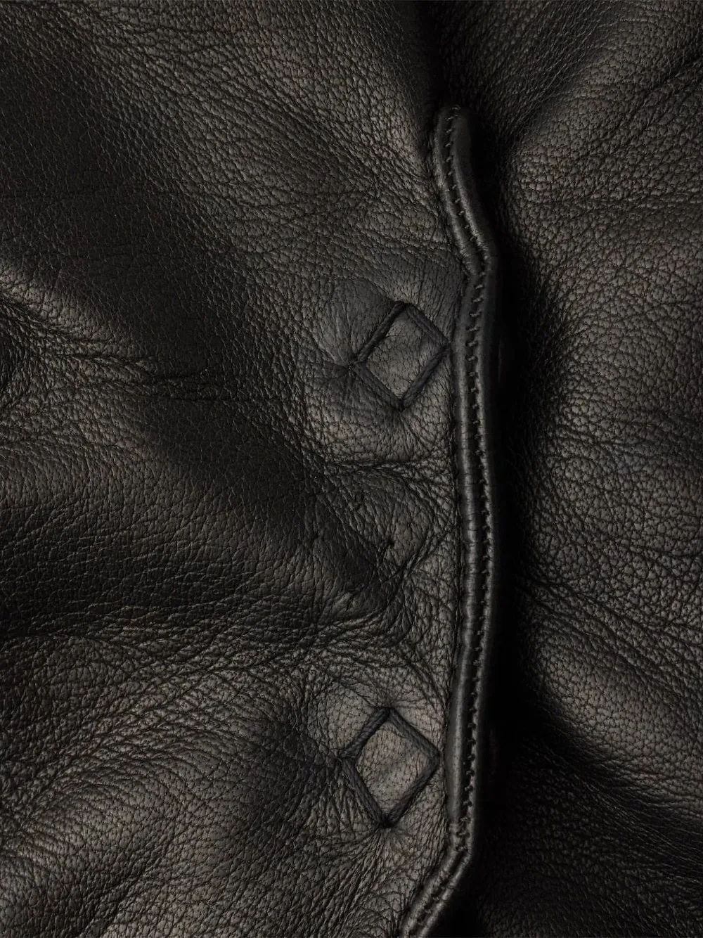 Prada Lange leren handschoenen Zwart