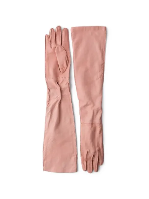 Prada leather gloves