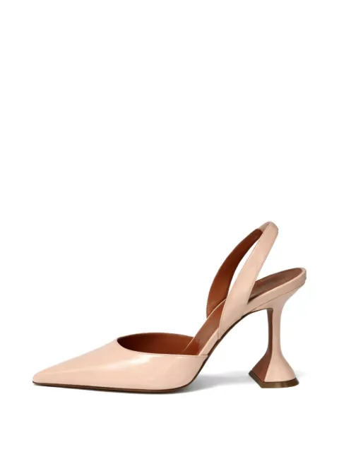 Amina Muaddi Holli slingback pumps