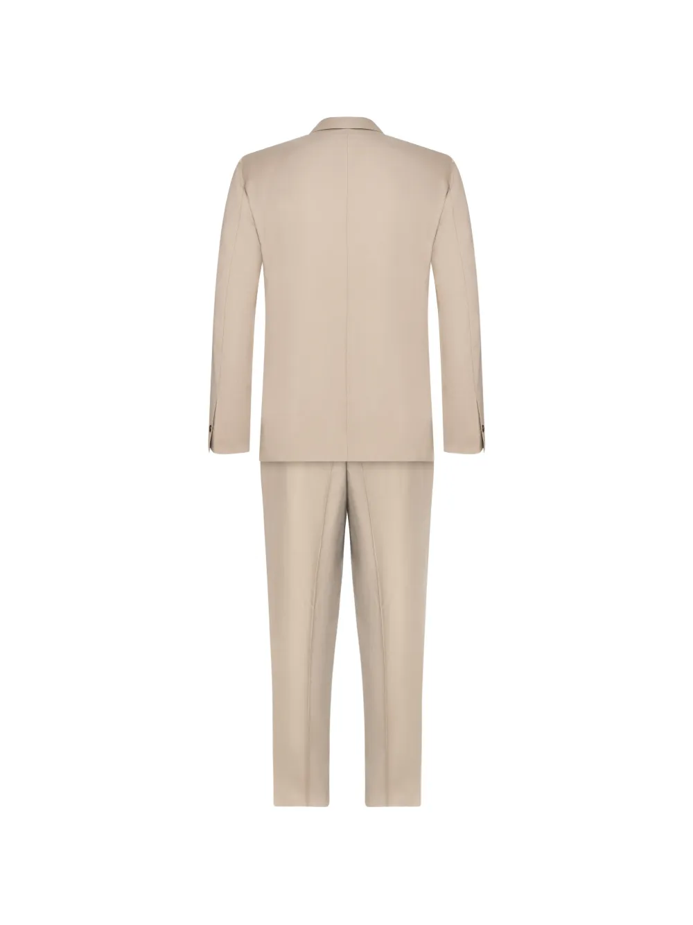 Franzese Collection Stefano De Martino Single-breasted Suit In Neutral