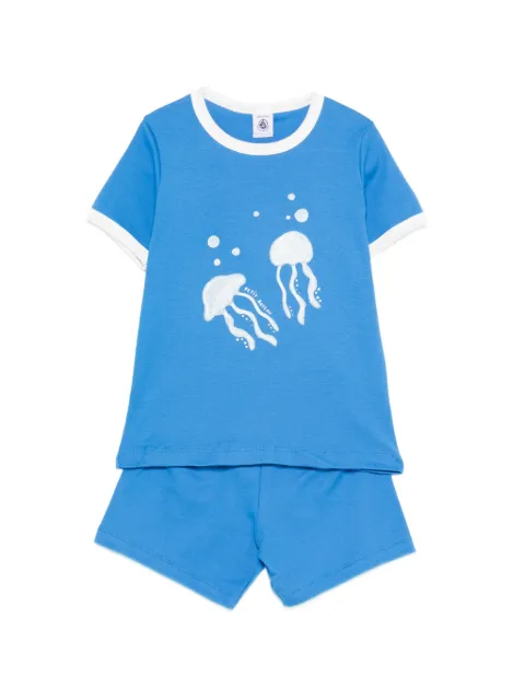 Petit Bateau プリント パジャマ