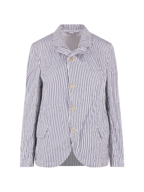 Comme Des Garçons striped cotton jacket
