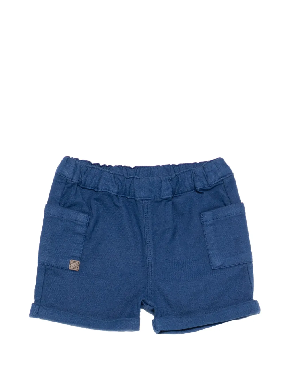 Tartine Et Chocolat logo-patch shorts - Blu