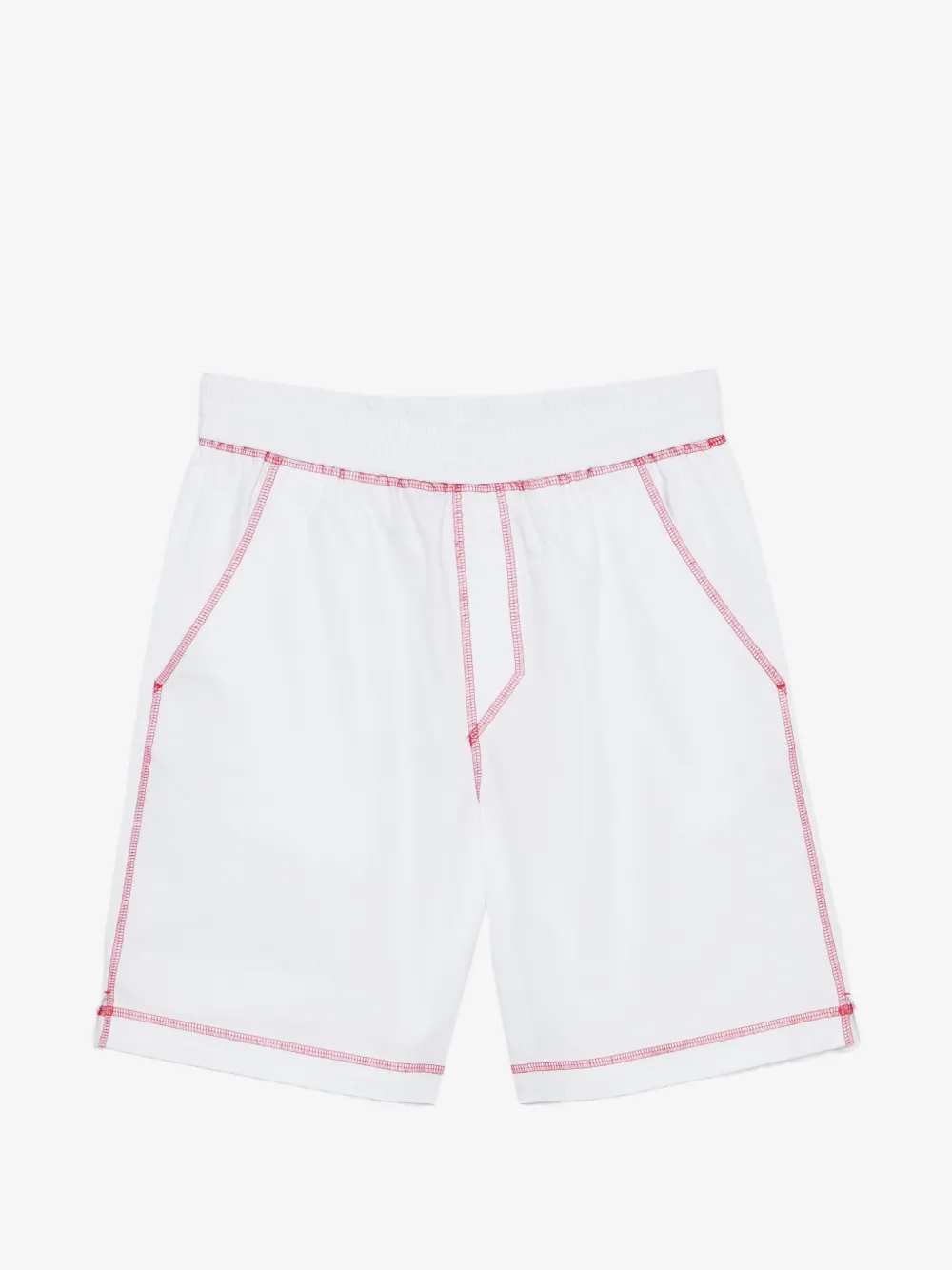 Fiorucci contrast-stitch shorts | White | Image 1