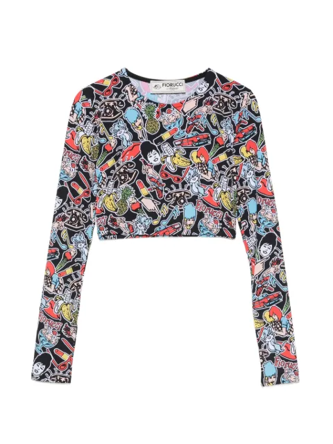 Fiorucci Camiseta cropped