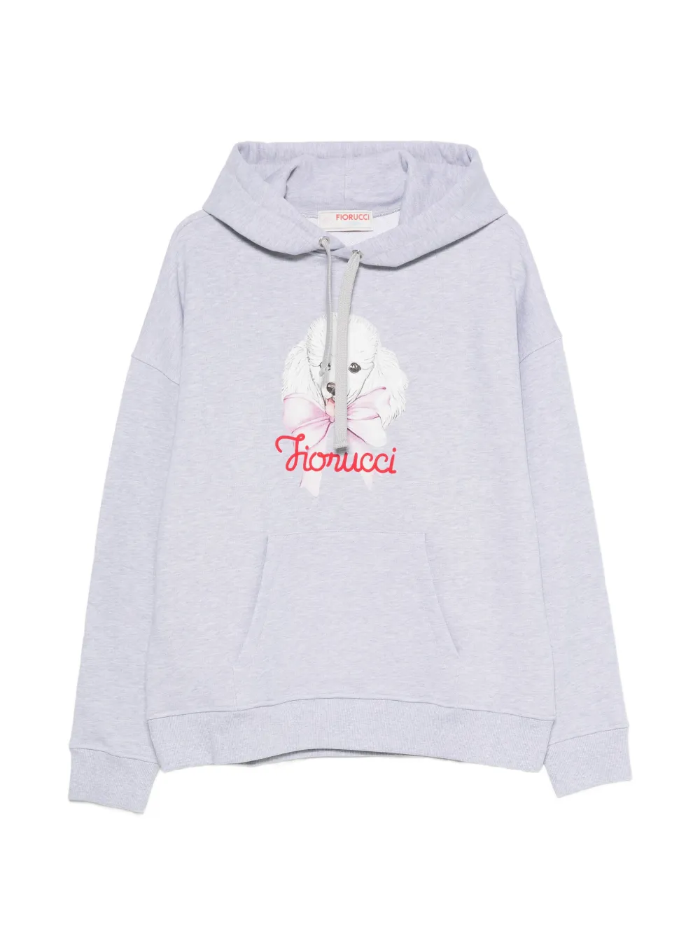 Fiorucci poodle-print hoodie - Grigio