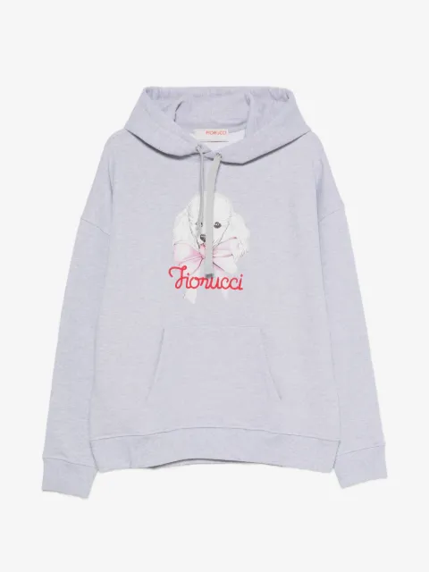 Fiorucci hoodie con caniche estampado
