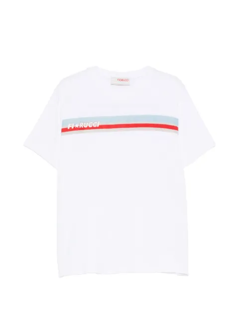Fiorucci logo-print striped T-shirt