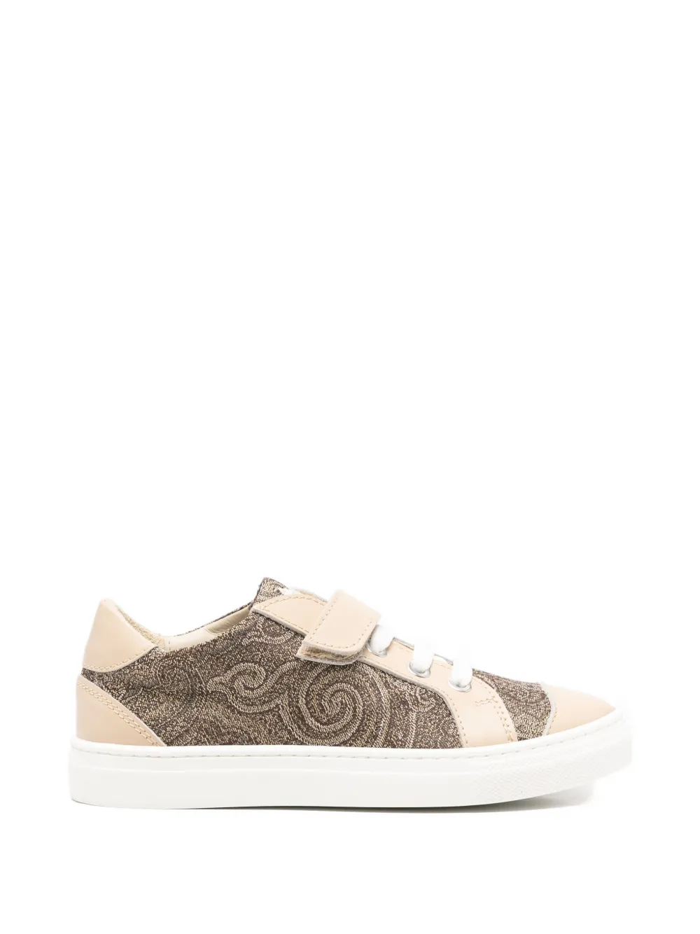 ETRO KIDS paisley-patterned sneakers - Marrone