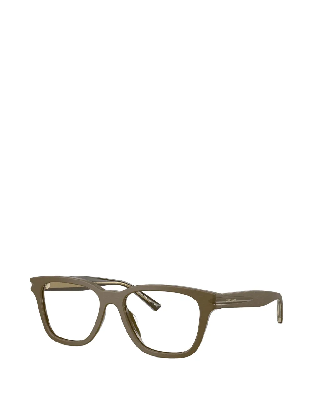 Giorgio Armani Bril met vierkant montuur Groen