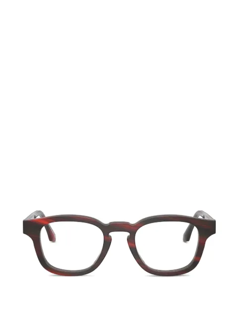 Giorgio Armani round-frame tortoiseshell glasses