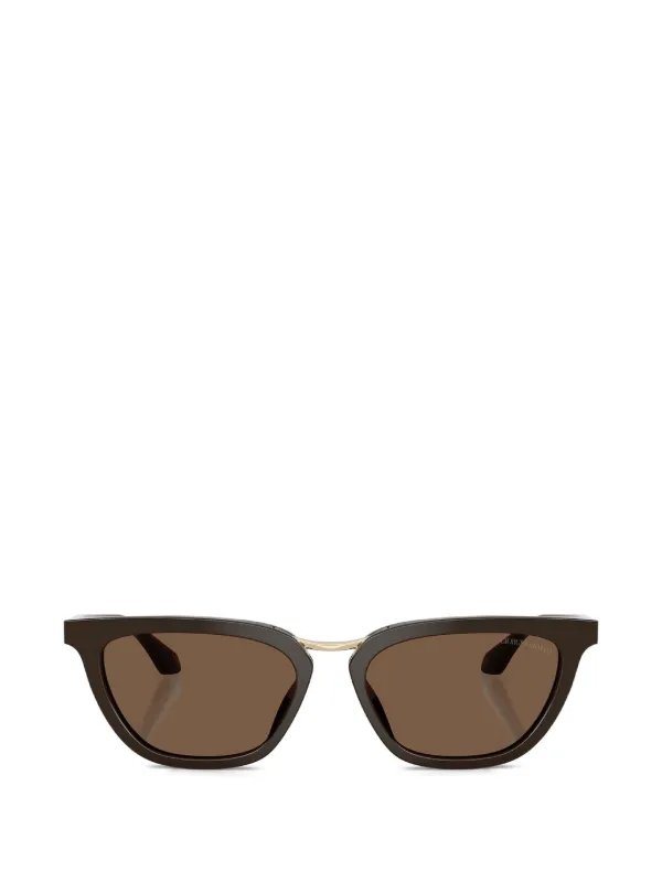 Giorgio Armani Cat-eye Sunglasses in Brown