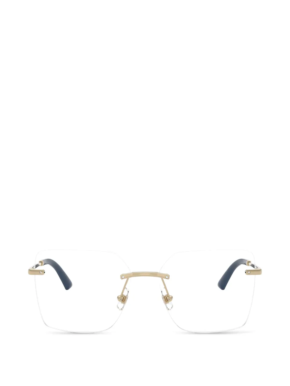 Jimmy Choo Eyewear Occhiali JC2020B con montatura a giorno - Oro