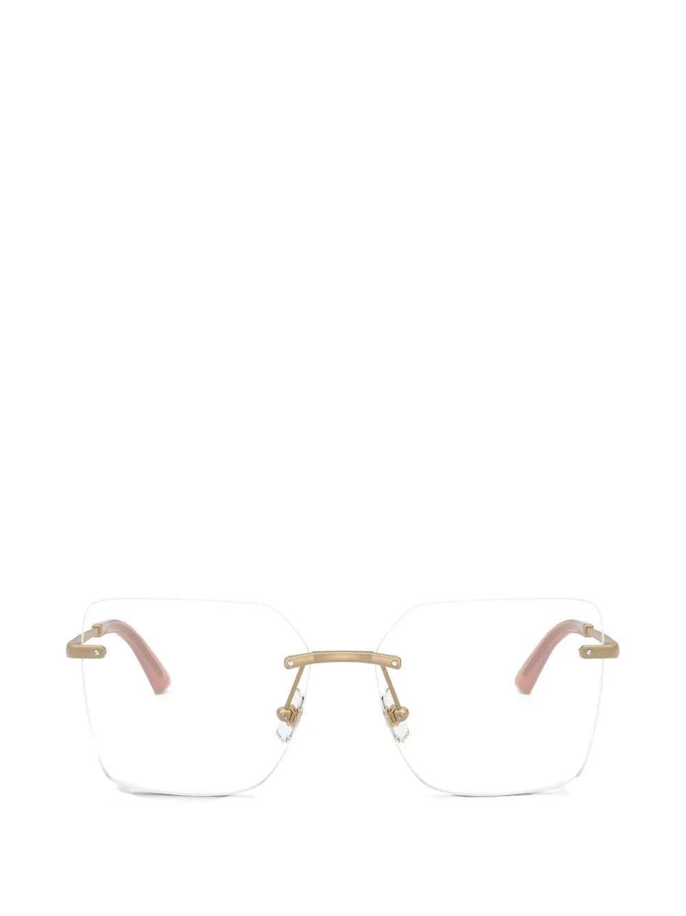 Jimmy Choo Eyewear Occhiali da sole squadrati - Oro