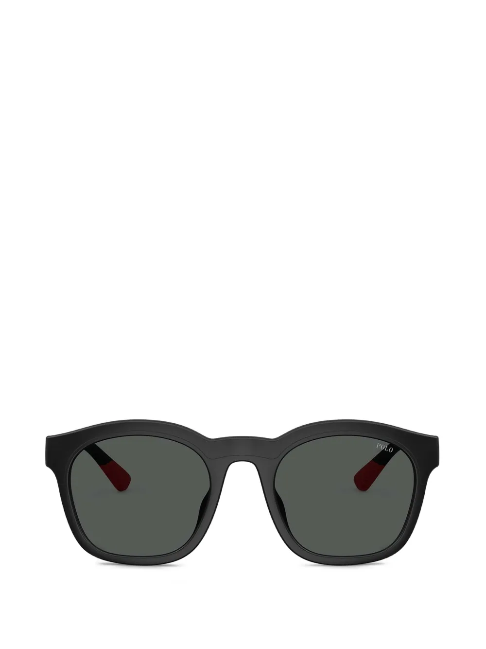 Polo Ralph Lauren Sonnenbrille mit rundem Gestell - Schwarz