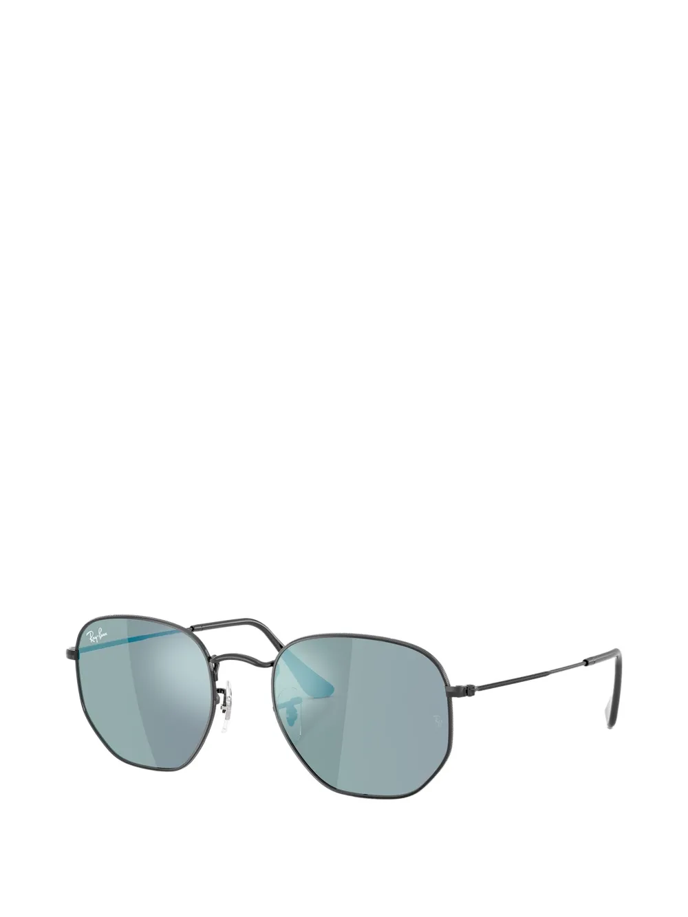 Ray-Ban Zonnebril met geometrisch montuur Zwart