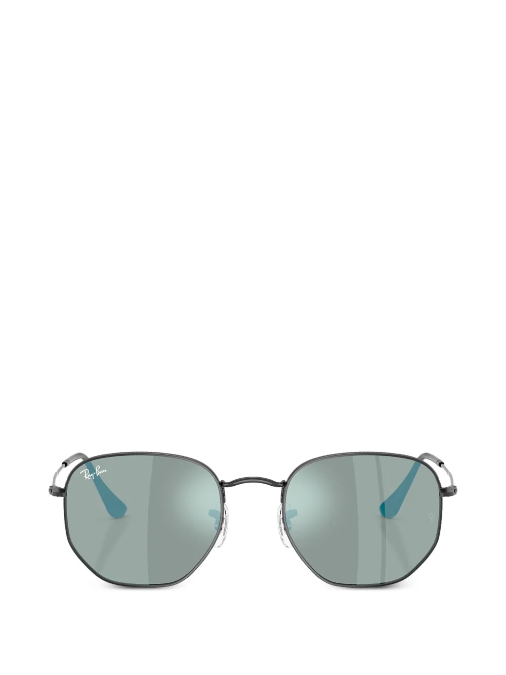 Ray Ban Hexagonal Sunglasses In 黑色