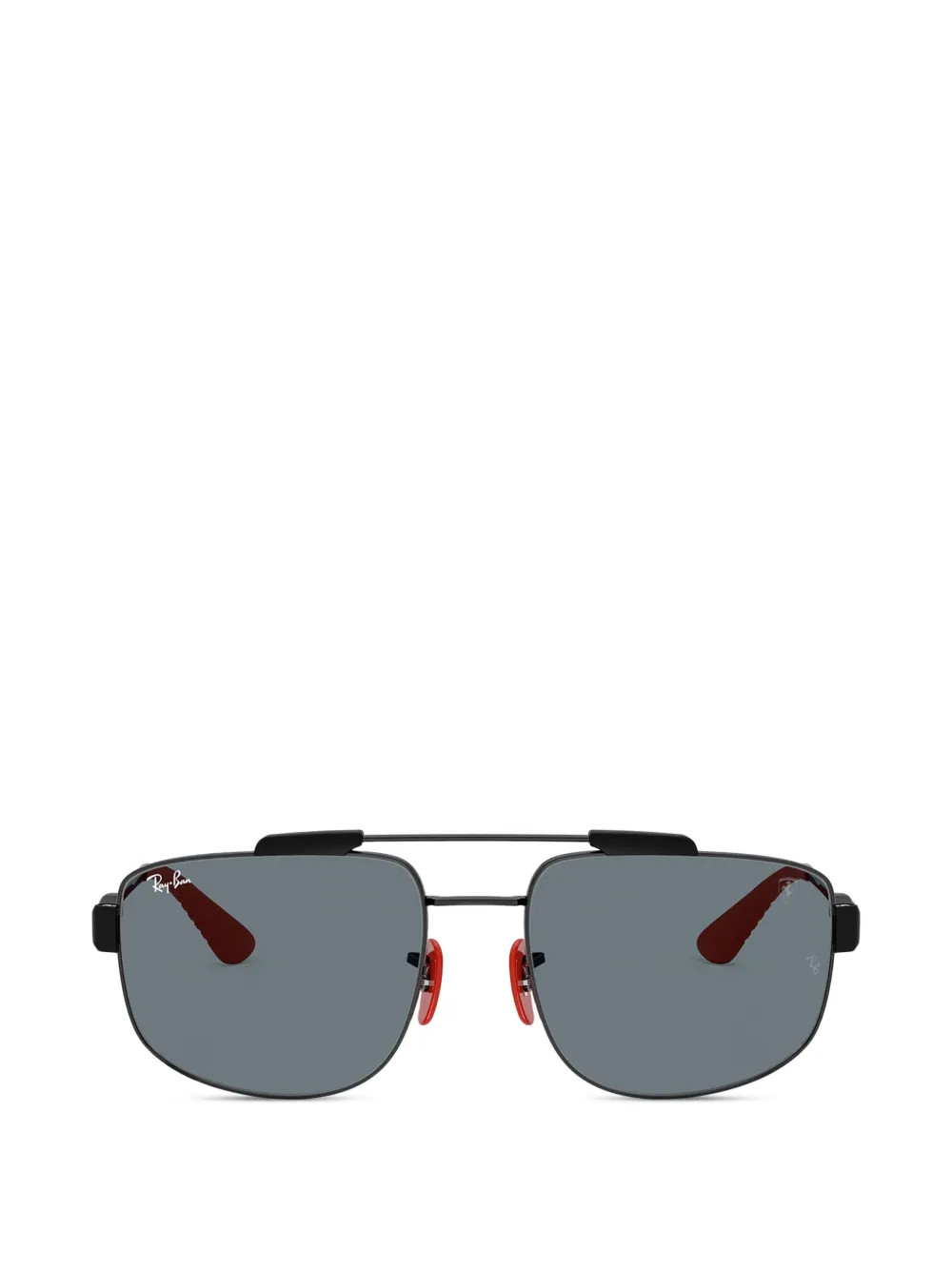 Ray-Ban x Ferrari Occhiali da sole squadrati - Nero