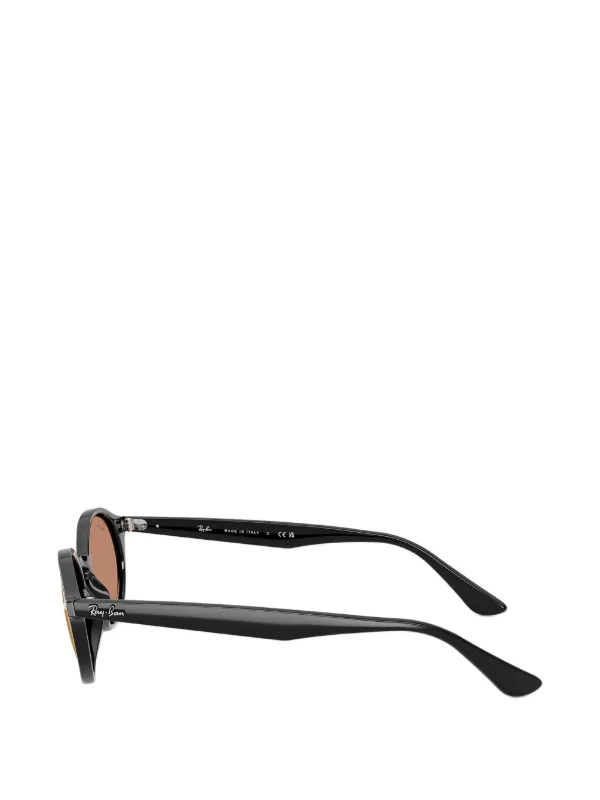 Ray-Ban オーバルフレーム サングラス | ブラック | FARFETCH JP