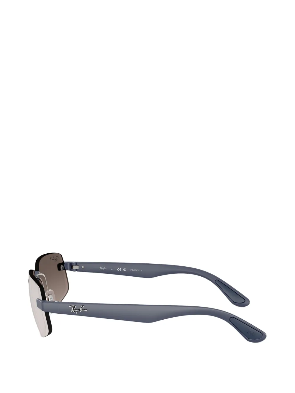 Ray-Ban Zonnebril met rechthoekig montuur Blauw