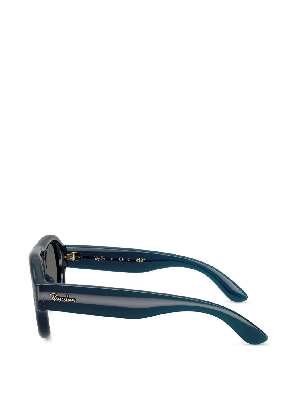 Ray-Ban Zonnebril met rond montuur Blauw