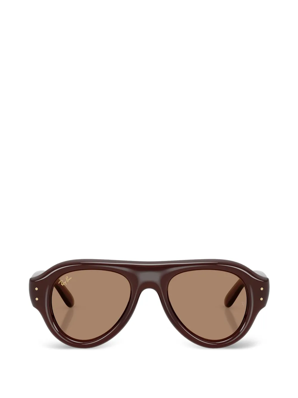 Ray-Ban Occhiali da sole oversize - Marrone