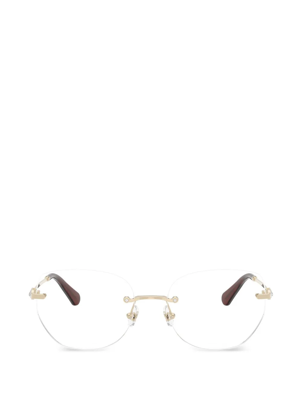 Swarovski round-frame glasses - Oro