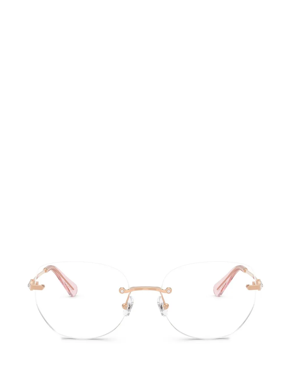 Swarovski Eyewear oval-frame glasses - Rosa