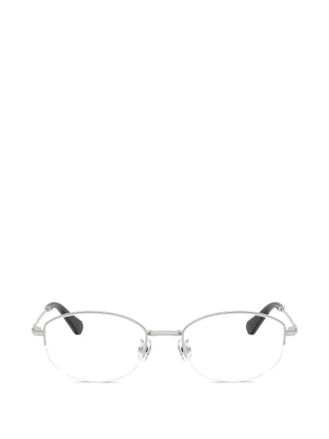 Swarovski oval-frame glasses