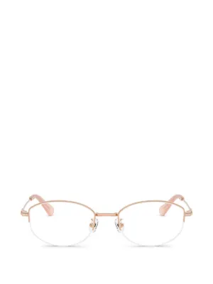 Pomellato PM0105O Square Optical Glasses Rose Gold Chain Detail Frames NWT Italy Pomellato Eyewear square-frame chain-link Optical Glasses  main image 3