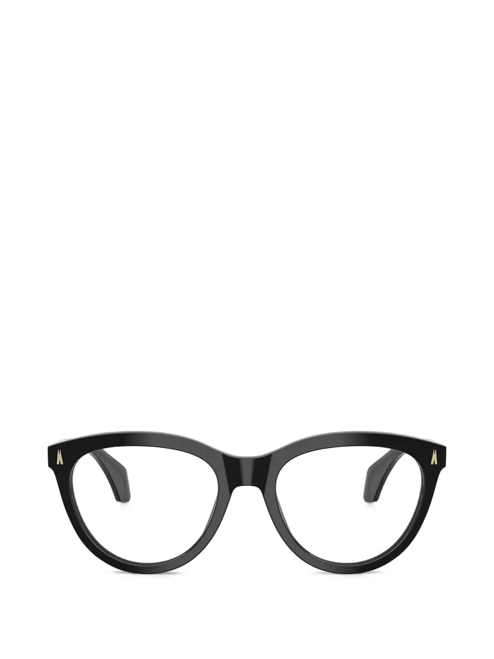 Moncler Eyewear shiny rectangle glasses · 54