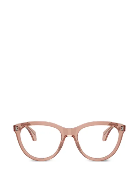 Moncler Eyewear transparent round glasses
