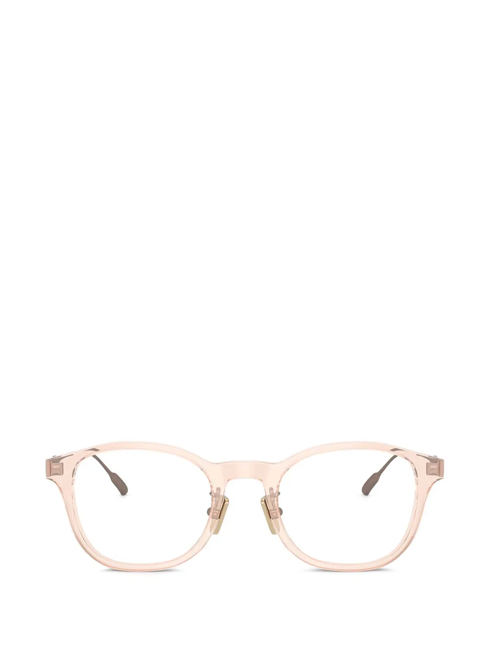 Moncler Eyewear lunettes de vue à monture géométrique - Orange