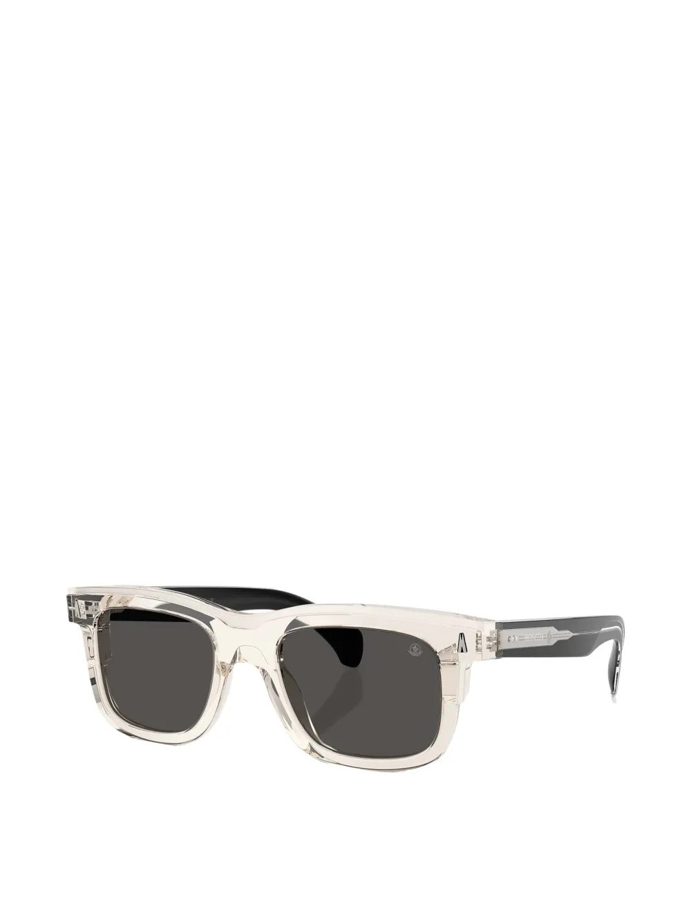 Moncler Eyewear Zonnebril met vierkant montuur Beige