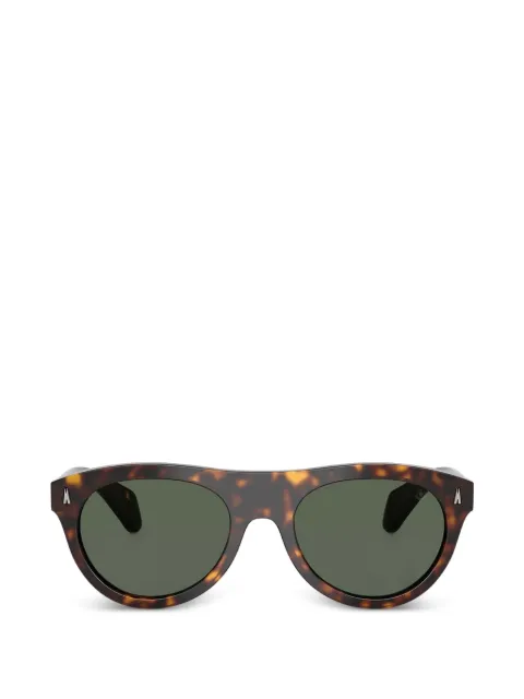 Moncler Eyewear lentes de sol con armazón estilo carey