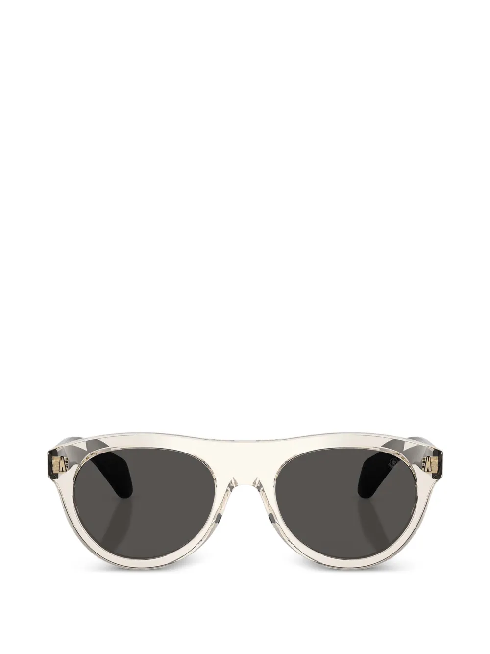 MONCLER Eyewear Splash Sonnenbrille mit rundem Gestell - Nude