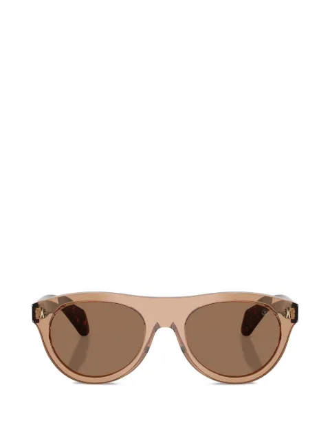 Moncler Eyewear shiny browline sunglasses