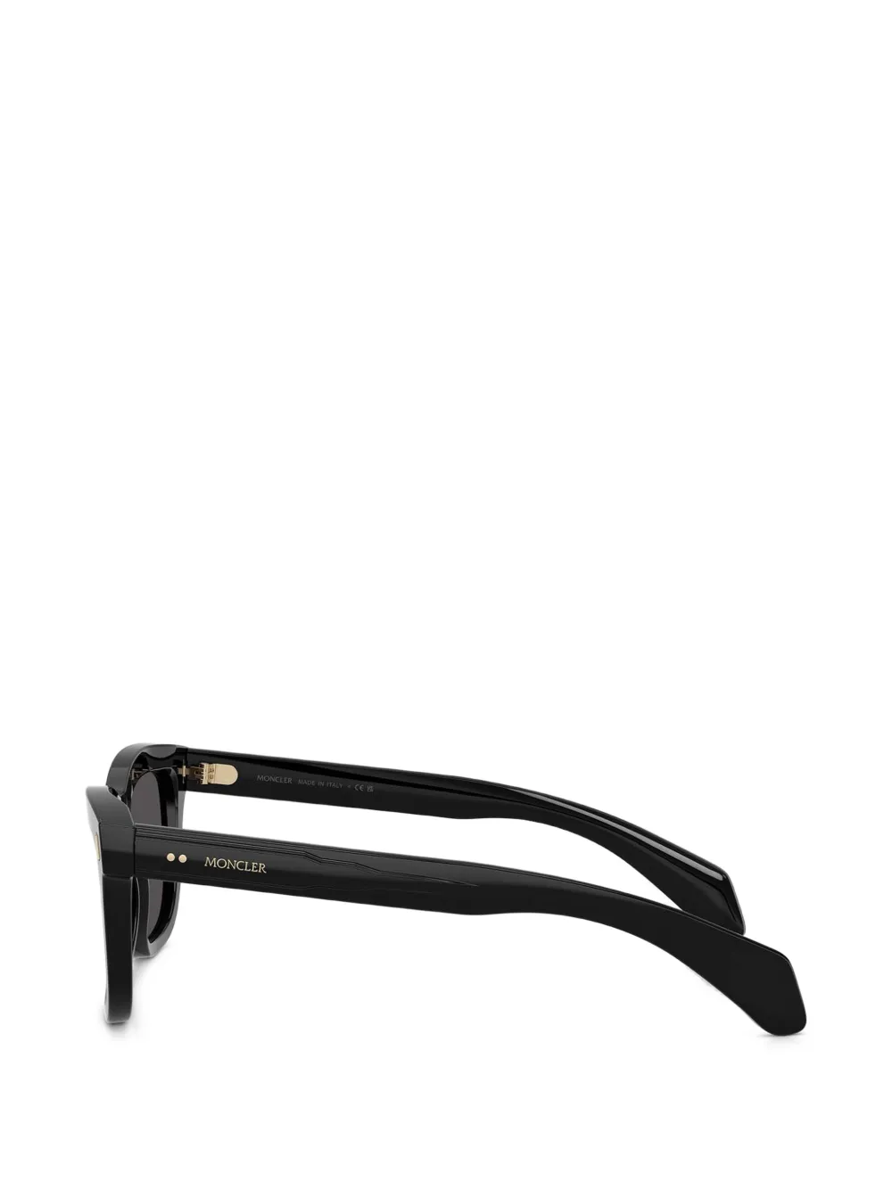  Moncler Eyewear Lunettes De Soleil Bronzz à Monture Carrée - Noir 
