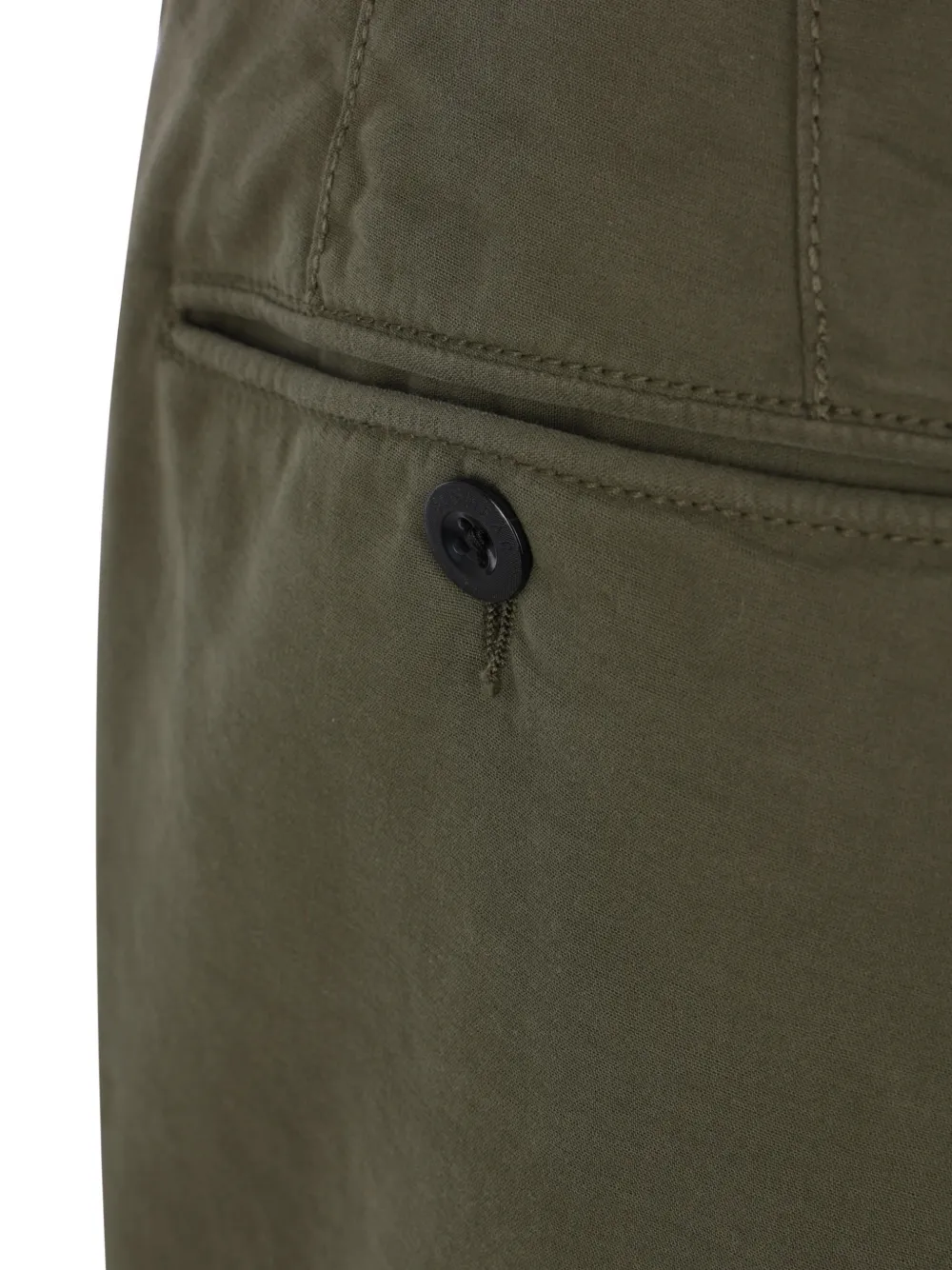 Incotex Broek met geplooid detail Groen