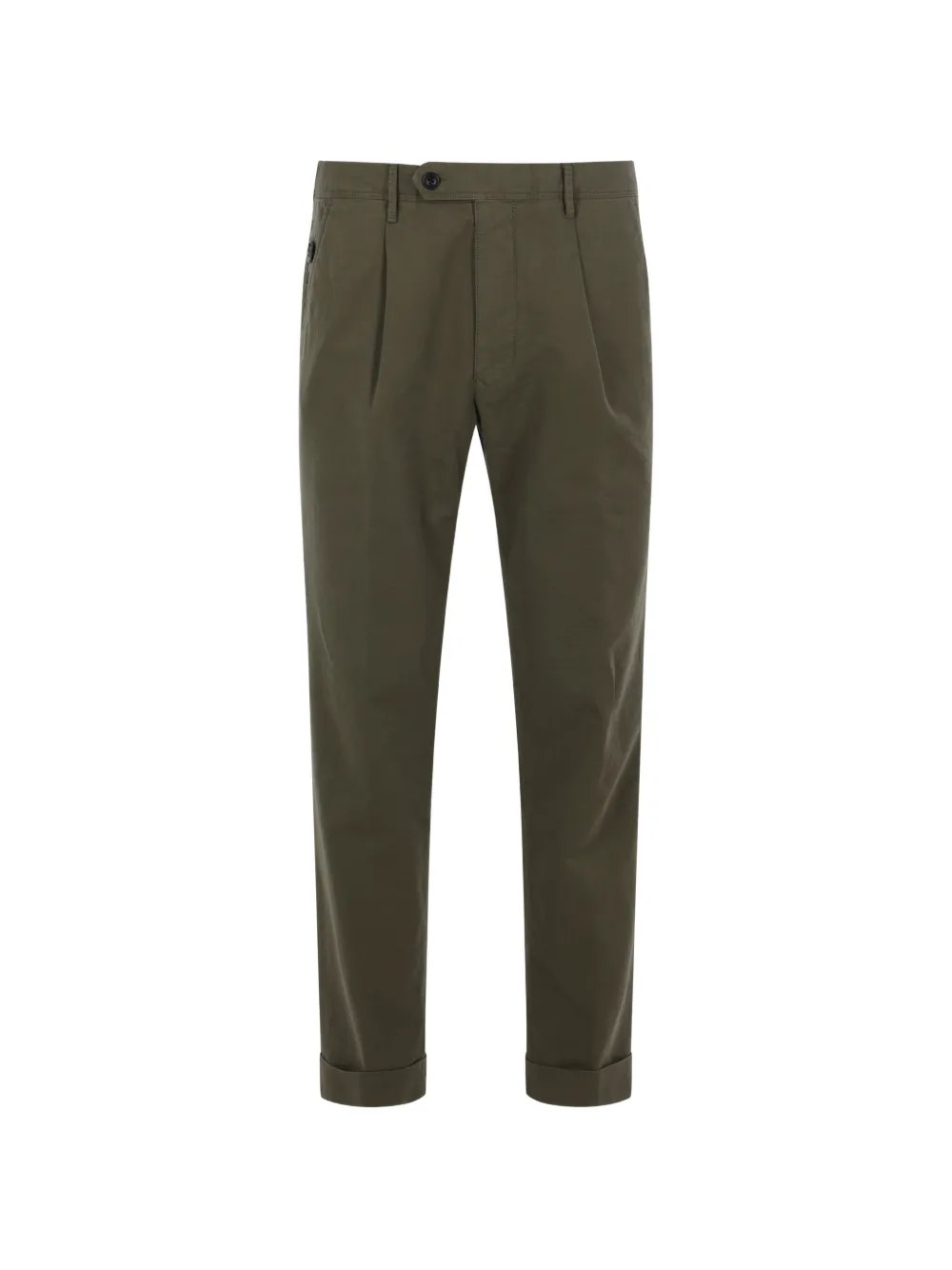 Incotex pleated-detail trousers - Grün