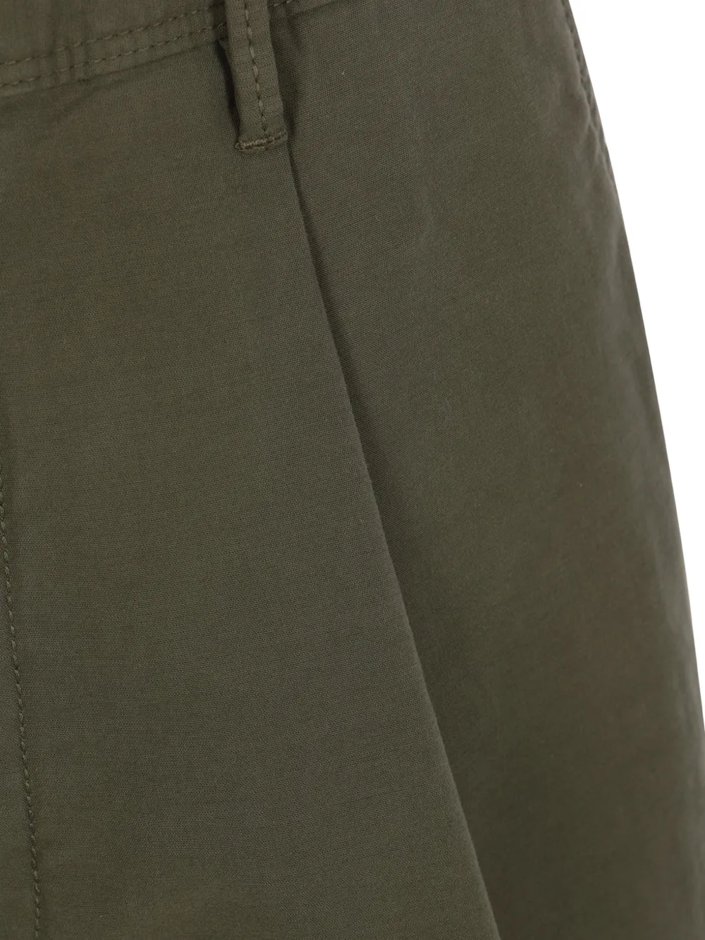 Incotex Broek met geplooid detail Groen