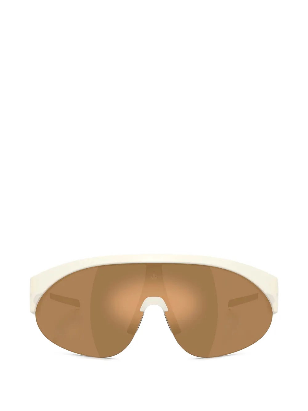 Moncler Eyewear Zonnebril met geometrisch montuur Wit