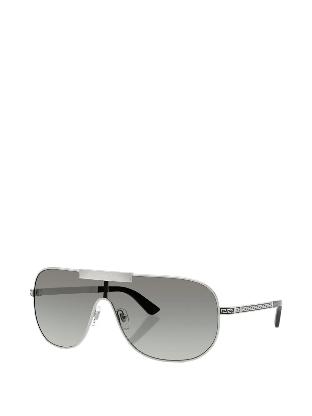 Versace Eyewear Zonnebril met geometrisch montuur Zilver